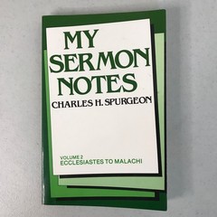 Charles Spurgeon My Sermon Notes Vol 2 & 4 Baker Book House 1991 Christian Theol