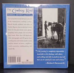 The Cowboy Kind Darrell Arnold Mountain Press 2001 First Printing Hardcover West