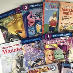 Random Lot of 10 Level 3 Step Into Reading | I Can Read | Learn To Read FOR GIRL