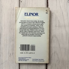 Vintage Erotic Smut PB Elinor A Victorian Novel Anonymous Grove Press 1985