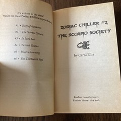 The Scorpio Society (Zodiac Chillers)#2