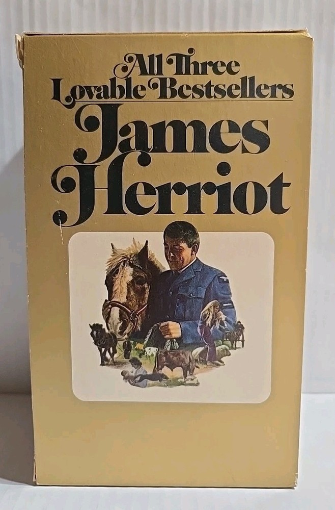 JAMES HERRIOT: All Three Lovable Bestsellers. Boxed Set Appr. 7″ x 4.5″ x 3.25″