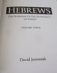 DR. DAVID JEREMIAH STUDY GUIDES HEBREWS SUPREMACY & SUFFICIENCY VOLUMES 1-4+