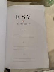 The Daily Grace Co. ESV Study Bible Leather Bound Floral Embossed Black
