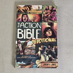 The Action Bible Devotional (by Jeremy V. Jones) David C Cook – Note Condition