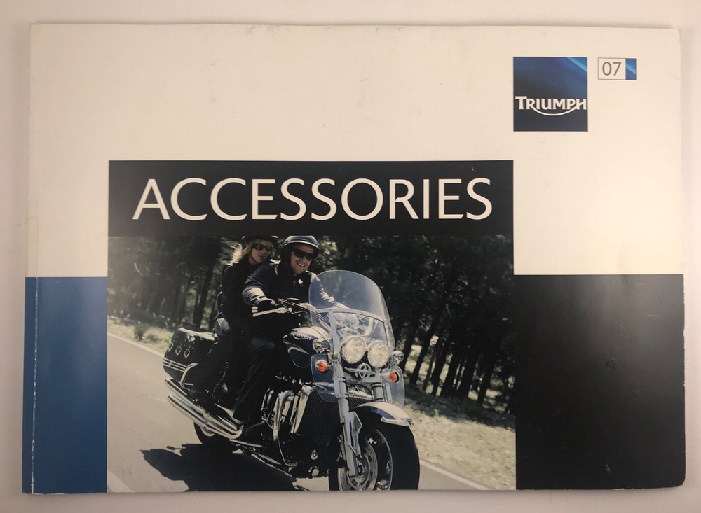 2007 Triumph Motorcycles Accessories 82 Pages