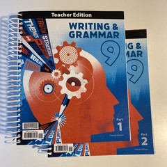 BJU Press Writing & Grammar Grade 9 Teacher’s Edition Part 1 & 2 4th Edition