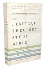 NIV, Biblical Theology Study – Hardcover, by Zondervan; Carson D. – Very Good b