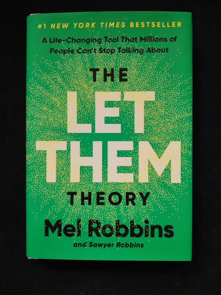 THE LET THEM THEORY Mel Robbins 1st Edition Hardcover Book Self Help Feel Great