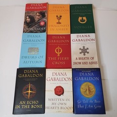 Outlander Complete Series #1-9 PB/HC Book Lot Diana Gabaldon Historical Romance