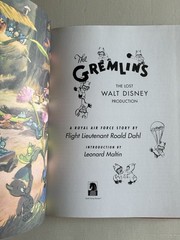 The Gremlins Roald Dahl Dark Horse 1st Edition hardcover book Lost Walt Disney