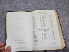 Holy Bible (KJV) Reference Edition 1972 Red Letter, Leather, Thomas Nelson 586BG