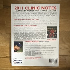 Coaches Choice 2011 Coach of the Year Clinic Notes Earl Browning Football