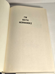 I’m Keith Hernandez, Memoir Baseball MLB New York Mets St Louis Cardinals Book