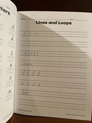 Cursive writing practice handwriting book workbook beginner Grade 2 3 4 School
