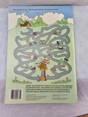 Vintage 1992 Golden Precious Moments Giant Sticker Fun Coloring Book #2765