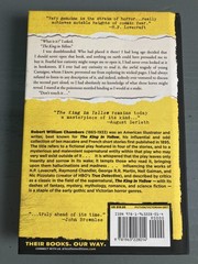 The King in Yellow by Robert W. Chambers (Heathen Edition) HC MISPRINTED MISFIT