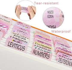 Bible Tabs for Women, Bible Index Tabs Old and New Testament for Study Bible, To