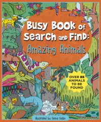 Busy Book of Search and Find: Amazing Animals – An Activity Book for Kids – GOOD