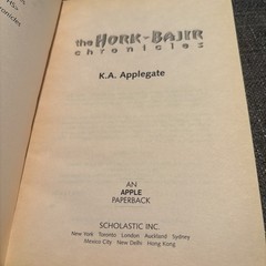 Animorphs The Hork-Bajir Chronicles K. A. Applegate, Scholastic 1st PB Ed