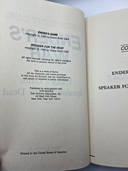 SIGNED! Ender’s War by Orson Scott Card w/ENDER’S WAR Expanded Version BCE HC DJ