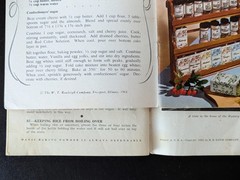 Lot of 10 Cookbook Pamphlets Vintage 1930s – 1960s * Culinary Arts Mystery Chef