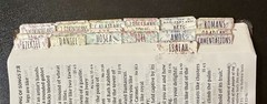NIV Super Giant Print Reference Bible 2011 Brown Leathersoft 16.5pt Font – EUC