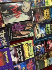 Lot Vintage YA Horror Books Paperback Goosebumps Pike Fear Street 1980s 1990s