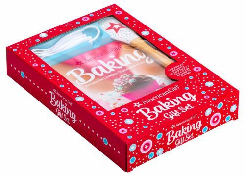 American Girl Baking Gift Set: Recipes for Cookies, Cupcakes & More (Kid’s Cook