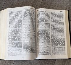 The Living Bible Large Print Edition Red Letter Holy Spiritual Book