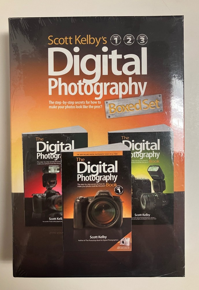 SEALED Scott Kelby’s Digital Photography Boxed Set Book 1 2 & 3