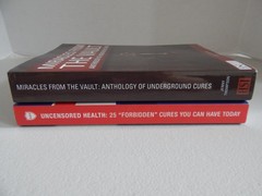 Lot 2 Miracles from the Vault + Uncensored Health PB books Jenny Thompson + AFAH