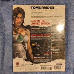 Tomb Raider Limited Edition Strategy Guide Brand New Sealed w Amulet + Digital C
