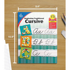 Beginning Traditional Cursive Handwriting Workbook for Kids Handwriting Pract..