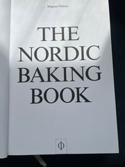 The Nordic Baking Book – Hardcover, by Nilsson Magnus – PHAIDON, Very Good Cond