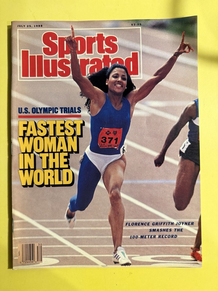 Sports Illustrated Magazine July 25, 1988 Fastest Woman in the world