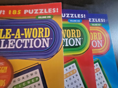 Lot of 3 KAPPA Circle-A-Word Collection Puzzle Books +Bent & Wiggly-Number Finds