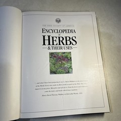 Encyclopedia of Herbs + Their Uses Deni Bown 1995 Illustrated Hardcover 1st Ed