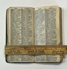 1914 Pocket Dictionary Grand Island Business College Nebraska w/Maps & More RARE
