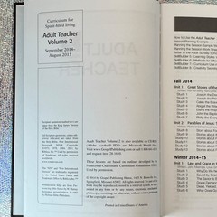 Adult Teacher Volume 2 – Gospel Publishing House – 2014 Pentecostal Curriculum