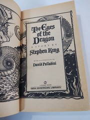The Eyes of the Dragon by Stephen King Vintage 1988 First Signet Edition Fantasy