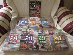 Lot of 8 FLIGHT 29 DOWN Series #1 2 3 4 5 6 7 & Prequel by D.J. MacHale & Rogow