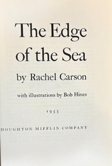 Rachel Carson The Edge of the Sea – First Printing (1955) No Dust Jacket