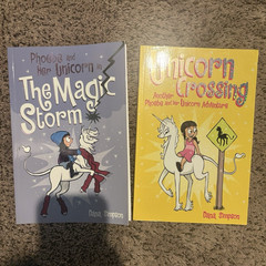 Phoebe and Her Unicorn Lot 2: Magic Storm & Unicorn Crossing Dana Simpson PB