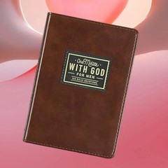 One Minute with God for Men 365 Devotions, Brown Faux Leather Flexcove Books