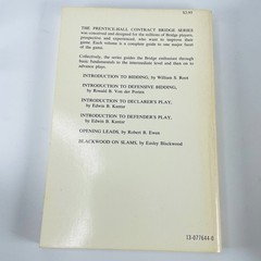 Lot 5 Vintage Contract Bridge Books Prentice-Hall Series Bidding Defense 1970s