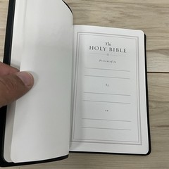 ESV Holy Bible TruTone Black LeatherSoft Crossway Embossed Buffalo Wild Wings