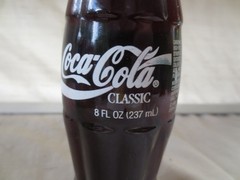 1996 ATLANTA OLYMPICS 1996 OLYMPIC TORCH RELAY 8 OZ GLASS COCA – COLA BOTTLE