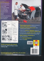 Honda Civic 1984-1991 All Models by John Haynes New #42023 MN1552