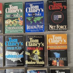 Tom Clancy Net Force Power Play Op-Center Lot of 19 paperback books as shown